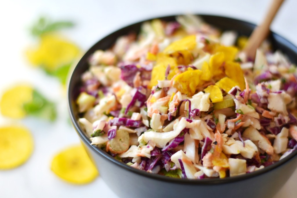 Coleslaw salad – Ensalada de repollo&nbsp;americana