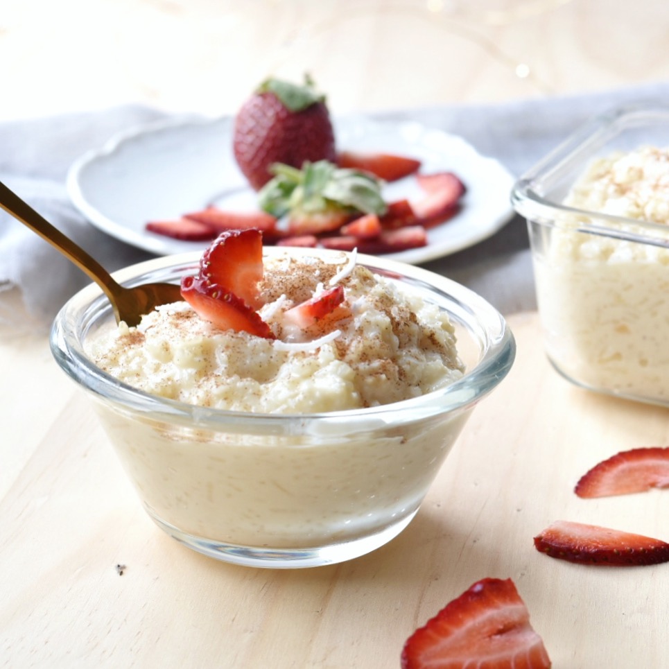 Arroz con leche y coco – Rice pudding with&nbsp;coconut