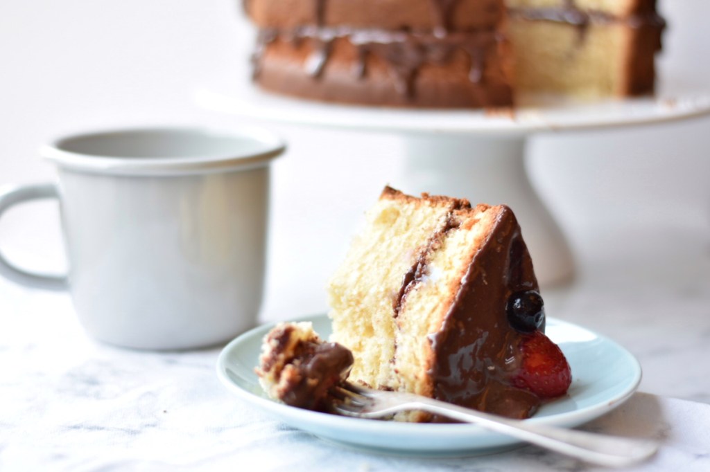 Torta Nela con chocolate