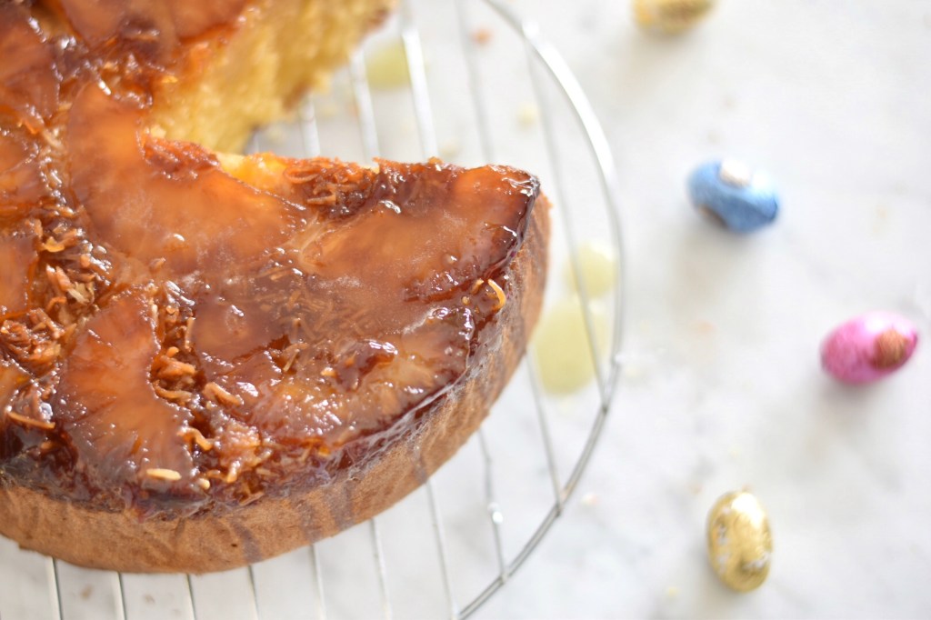 Piña Colada upside down&nbsp;cake