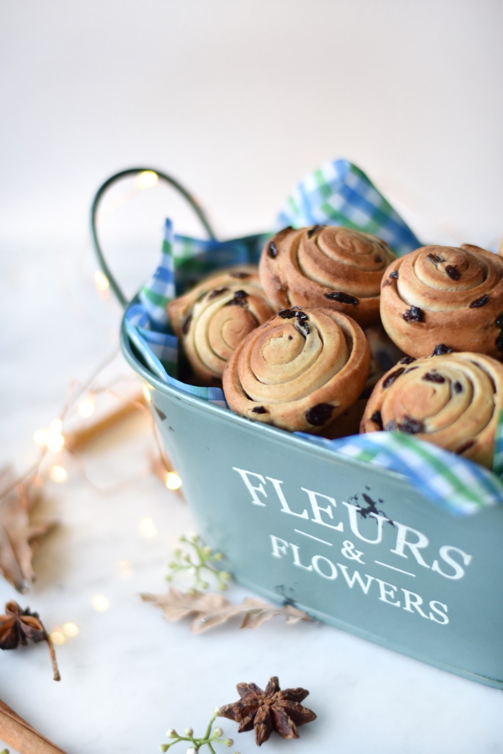 Mini-roles de pasas y&nbsp;especias