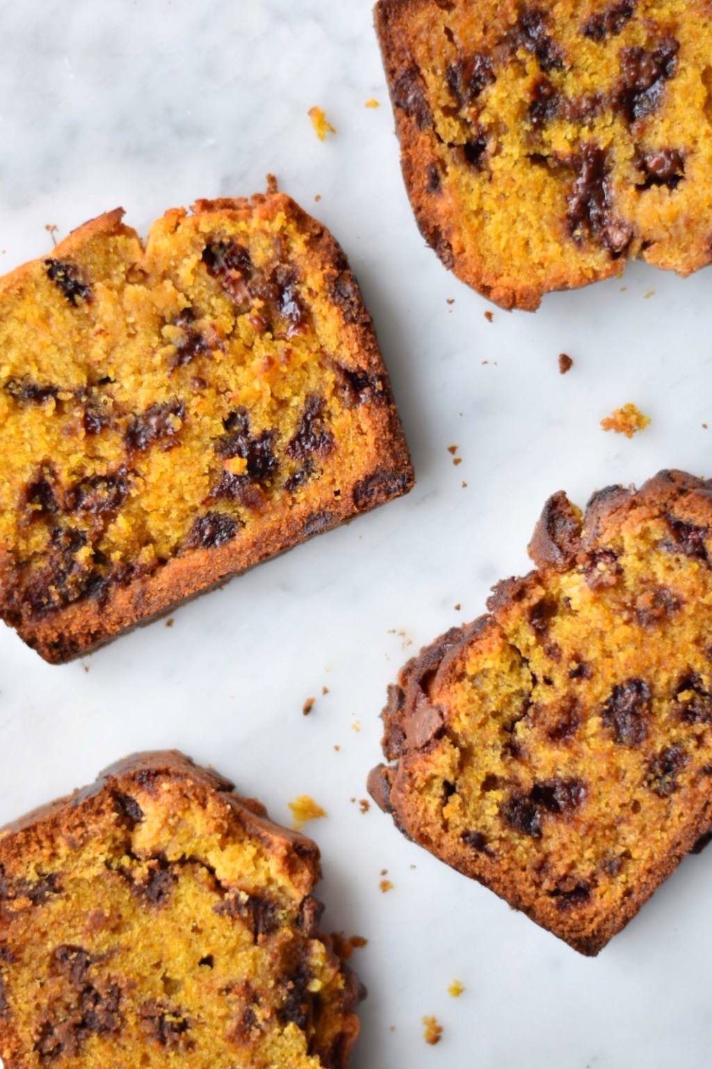 Bizcocho de calabaza y chocolate